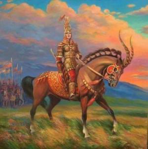 Раскраска сакская царица томирис #1 #485539