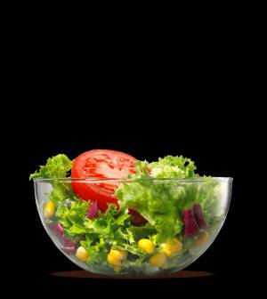 Раскраска салат в тарелке #4 #485684