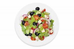 Раскраска салат в тарелке #23 #485703