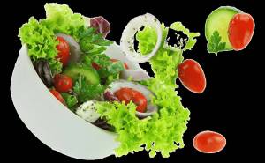 Раскраска салат в тарелке #29 #485709