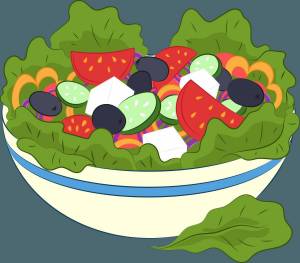 Раскраска салат для детей #1 #485720