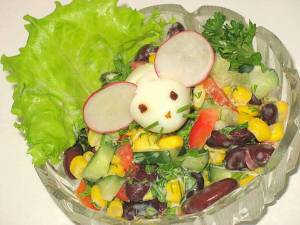 Раскраска салат для детей #30 #485749