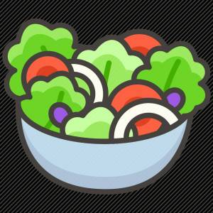 Раскраска салат для детей #34 #485753