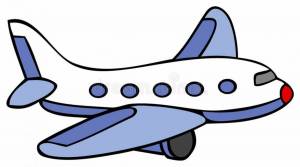 Раскраска самолет для детей 2 3 лет #33 #486105