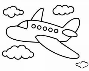 Раскраска самолет для детей 7 лет #27 #486205