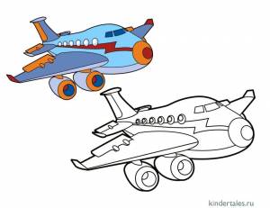 Раскраска самолет для мальчиков военный #28 #486269