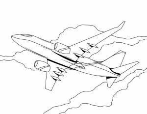 Раскраска самолет для мальчиков военный #29 #486270