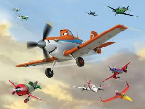 Раскраска самолеты мультфильм #15 #486432