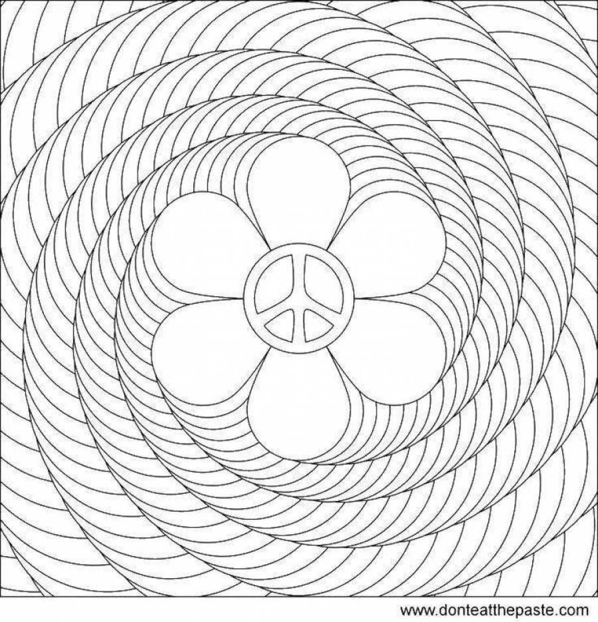 Сайт для создания спиральных раскрасок #1