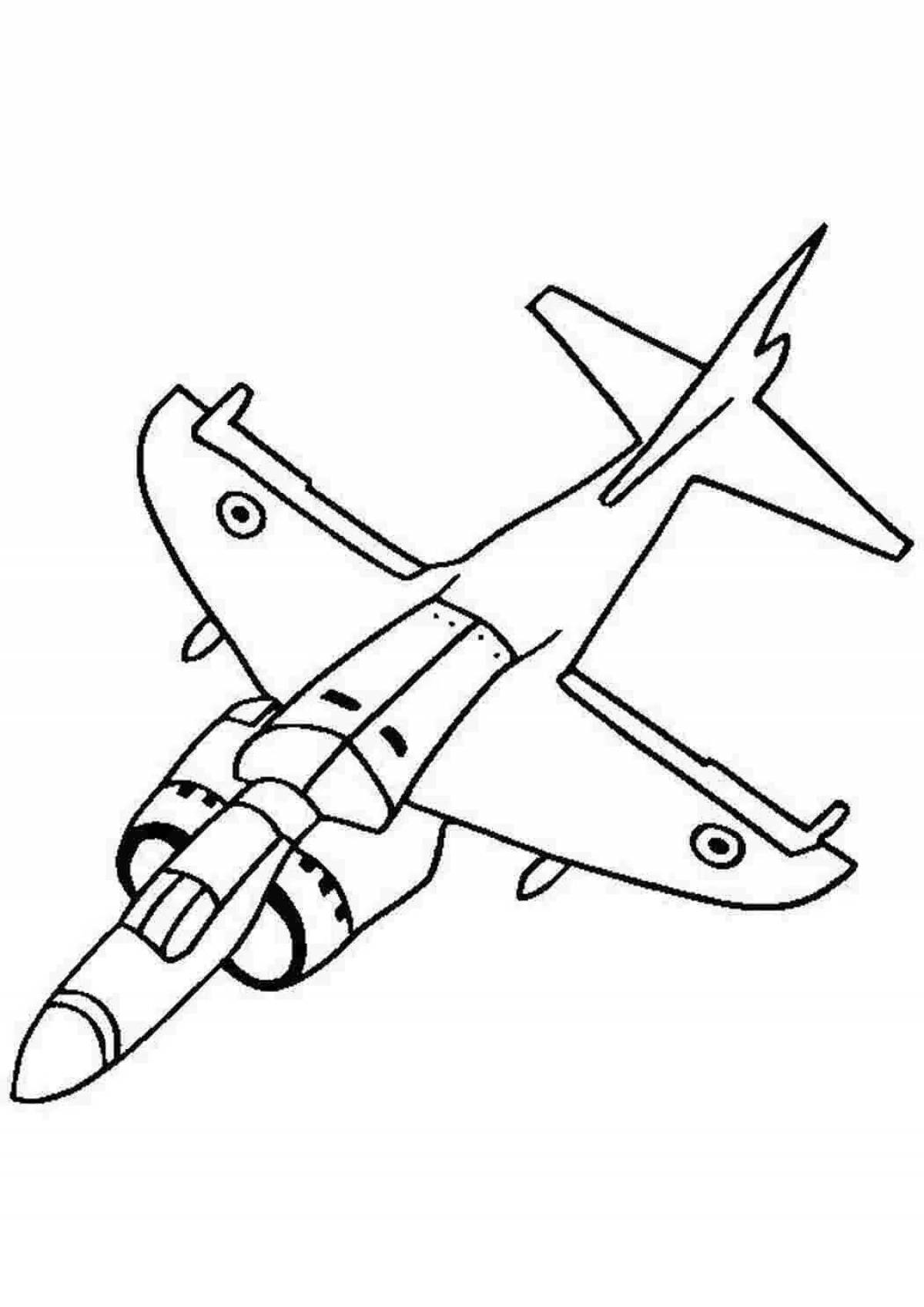 Самолет для мальчиков военный #15