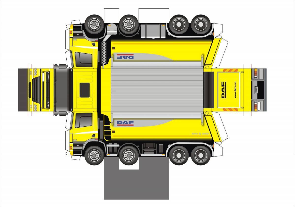 Картинки машины из бумаги