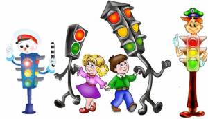Раскраска светофор картинка для детей #11 #488399
