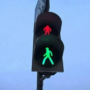 Раскраска светофор пешеходный #15 #488434