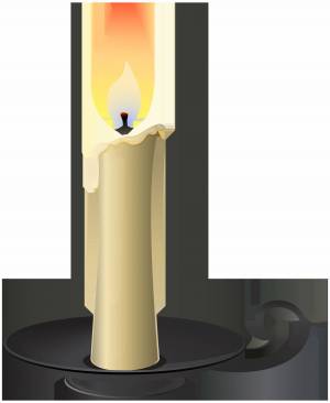 Раскраска свеча для детей #12 #488529