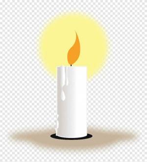 Раскраска свеча для детей #14 #488531
