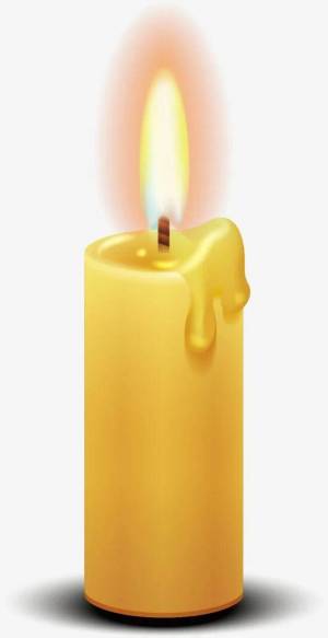 Раскраска свеча для детей #19 #488536