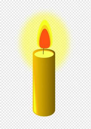 Раскраска свеча для детей #27 #488544
