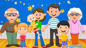 Раскраска семья для детей 3 4 лет #3 #490124