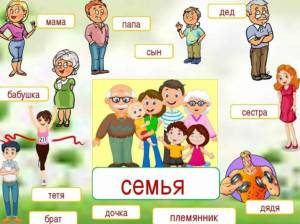 Раскраска семья для детей 6 7 лет #26 #490223