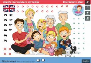 Раскраска семья на английском языке для детей #3 #490334