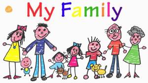 Раскраска семья на английском языке для детей #8 #490339