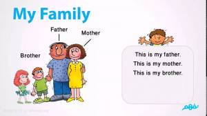 Раскраска семья на английском языке для детей #25 #490356