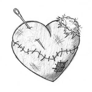 Раскраска сердце рисунок #24 #490965