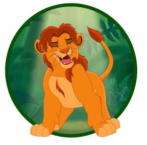 Раскраска симба король лев #4 #491835