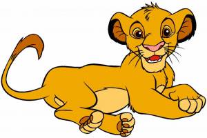 Раскраска симба король лев #25 #491856