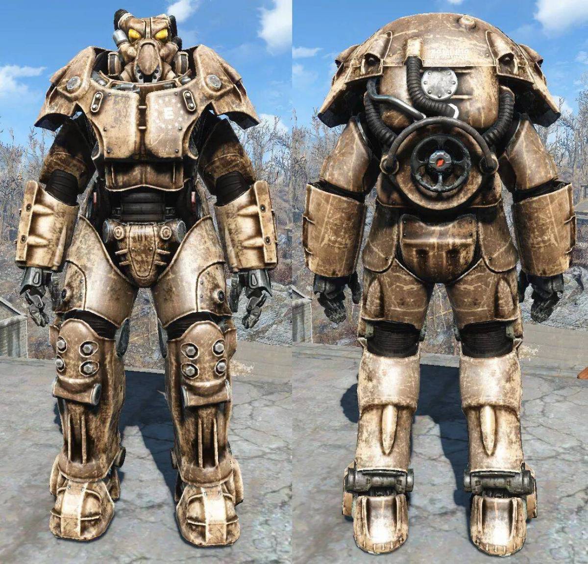 Fallout 4 power armor skin фото 100