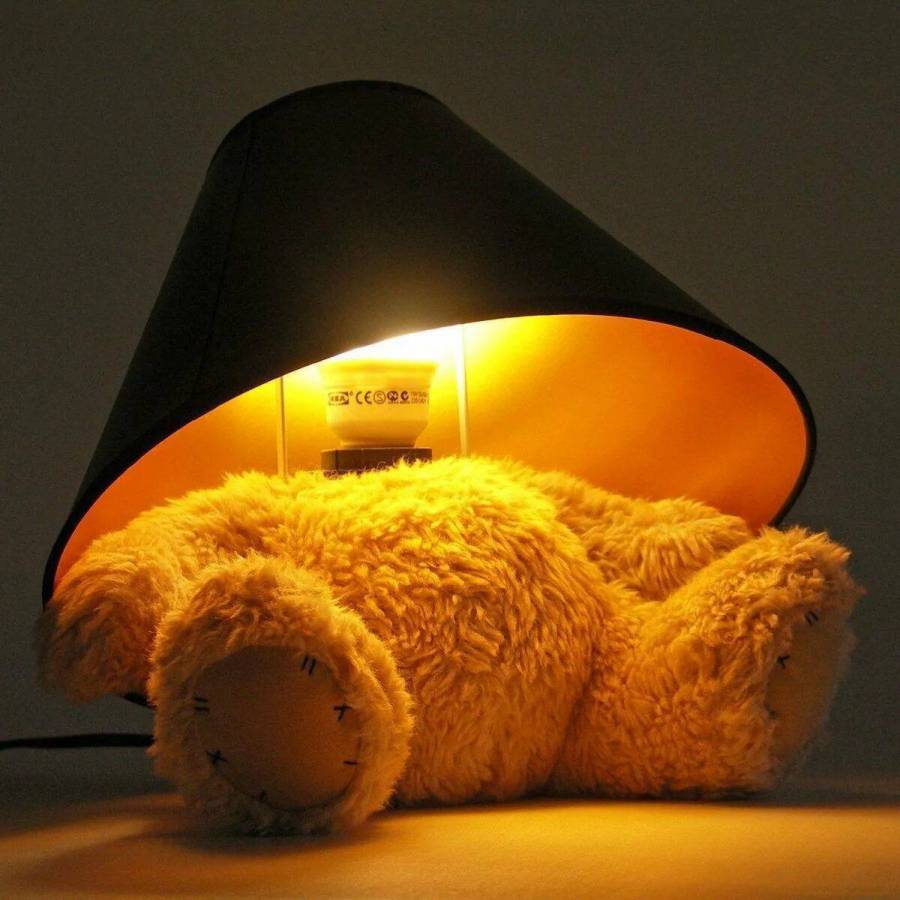 Мишка Тедди светильник