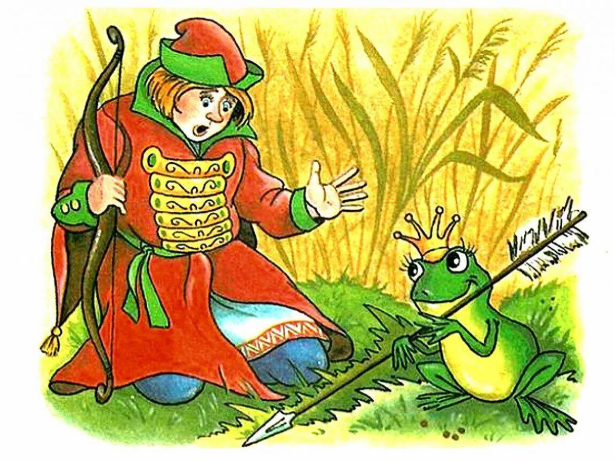 Лягушачий король читать. Герои сказки Царевна лягушка.