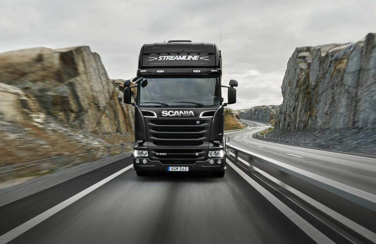 Scania r400 Black Griffin