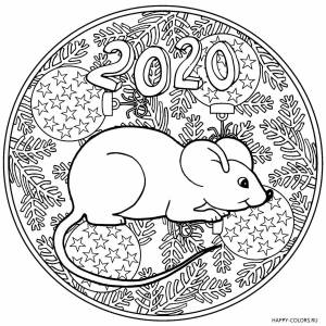 Раскраска символ года 2023 для детей #18 #492023