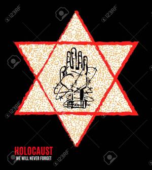 Раскраска символ холокоста цветок #22 #492104