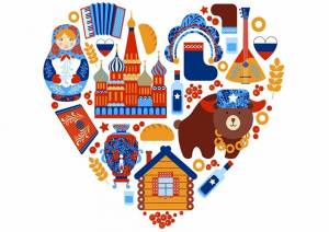 Раскраска символы россии #2 #492159