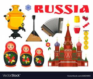 Раскраска символы россии для детей #18 #492213