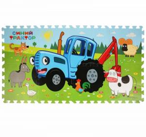 Раскраска синий трактор картинки #27 #492442