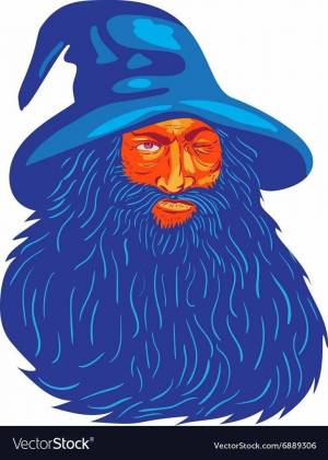 Раскраска синяя борода #10 #493105