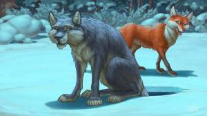 Раскраска сказка лиса и волк #2 #493719