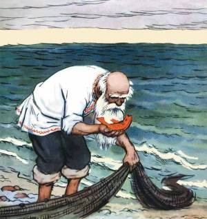 Раскраска сказка о рыбаке и рыбке 2 класс #14 #494052