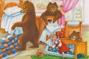 Раскраска сказка три медведя #22 #494348