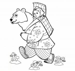 Раскраска сказки для детей 5 6 лет русские народные #3 #494432