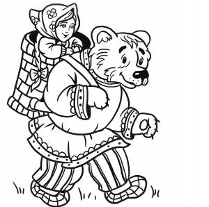 Раскраска сказки для детей 5 6 лет русские народные #24 #494453