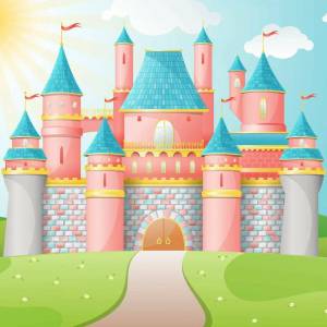 Раскраска сказочный дворец для детей подготовительной группы #1 #494812