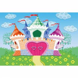 Раскраска сказочный дворец для детей подготовительной группы #24 #494835