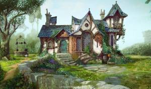 Раскраска сказочный дом #2 #494890