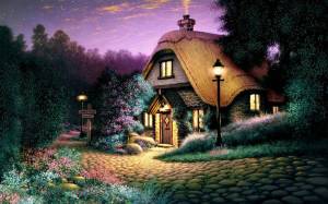 Раскраска сказочный дом #8 #494896