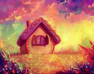 Раскраска сказочный дом #16 #494904