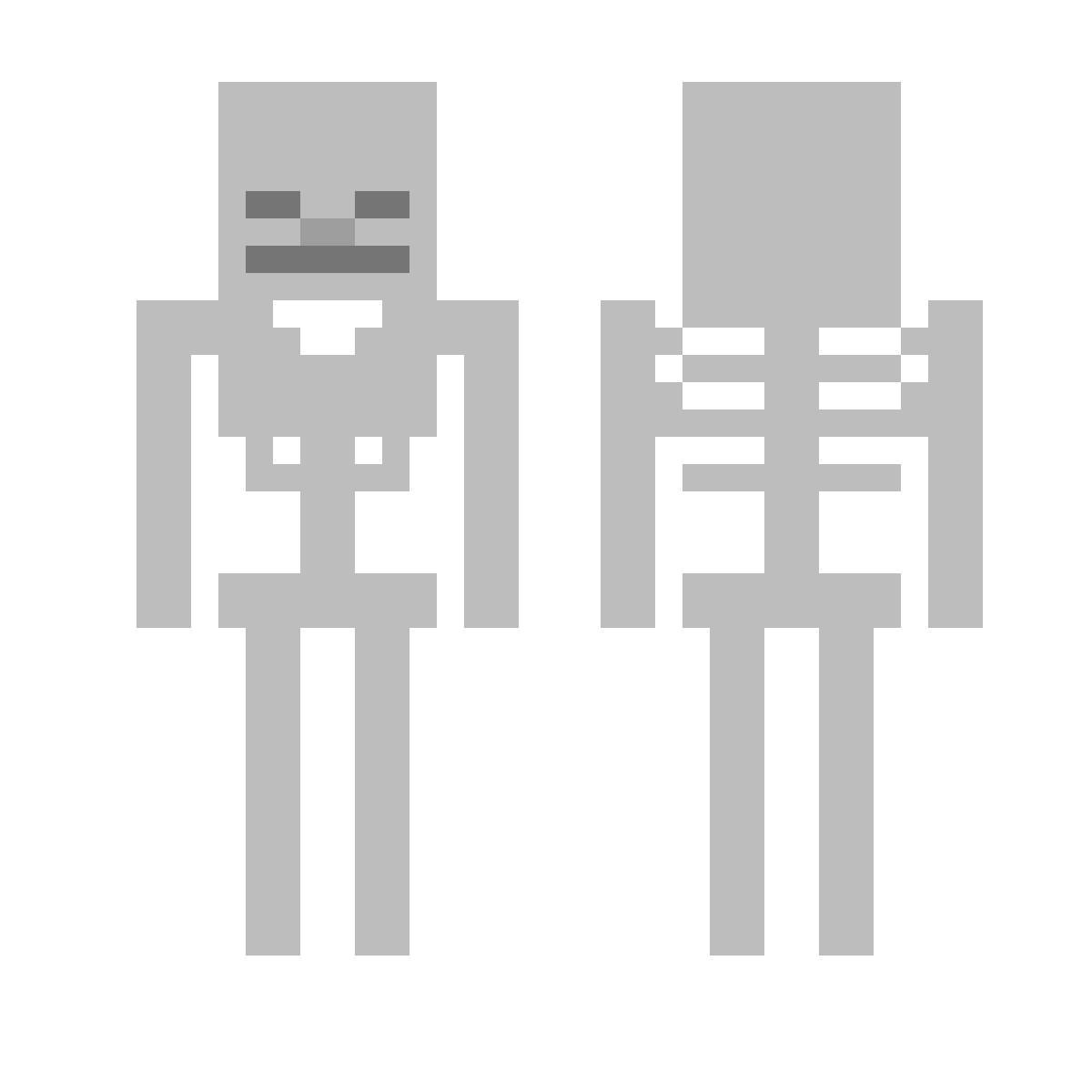 Скелет из майнкрафта #8